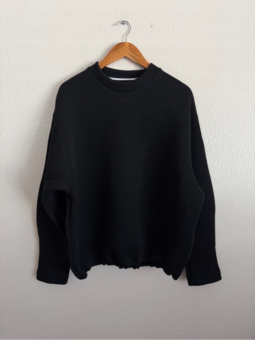 Nike Sportswear Tech Fleece Athletic Sweatshirt Triple Black Men’s Size Medium